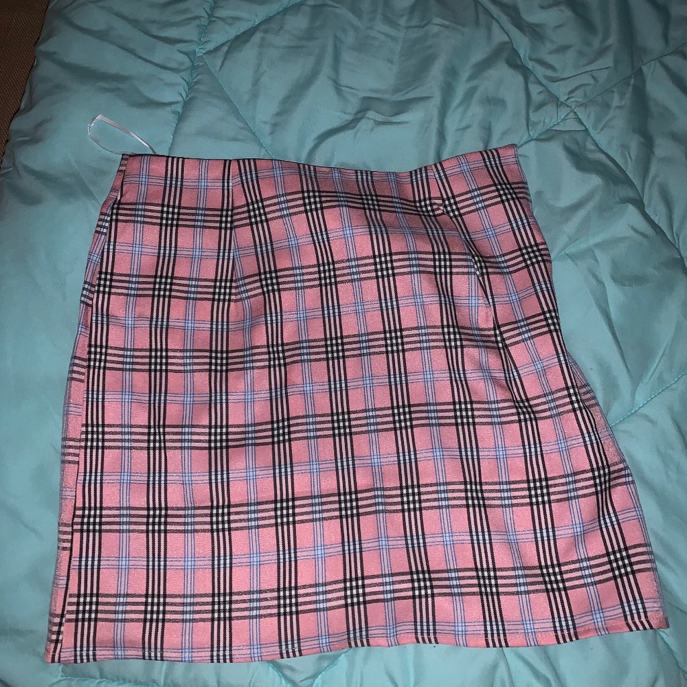 SHEIN PLAID SKIRT